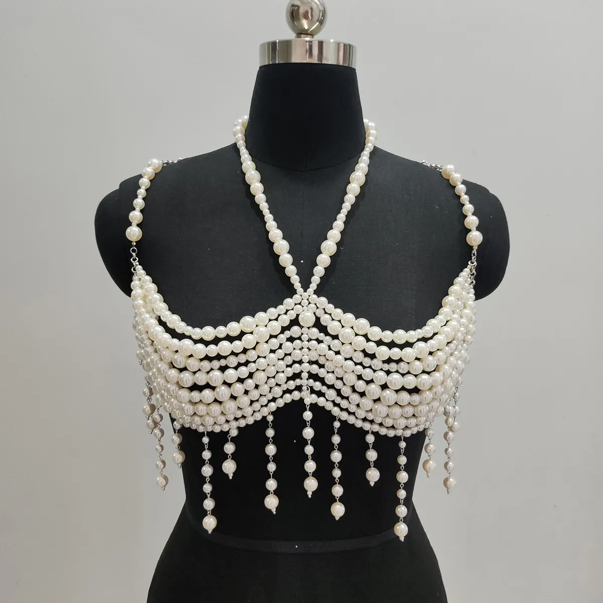 Women Fashion Elegant Handmade Beads Body Chain