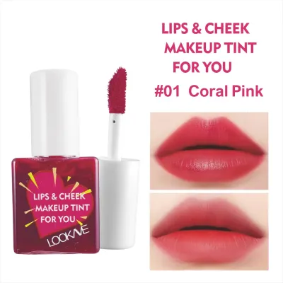 Lookave Moisturizing Matte Dual-Use Lipstick Lacquer Long-Lasting Non-Stick Cup 8G