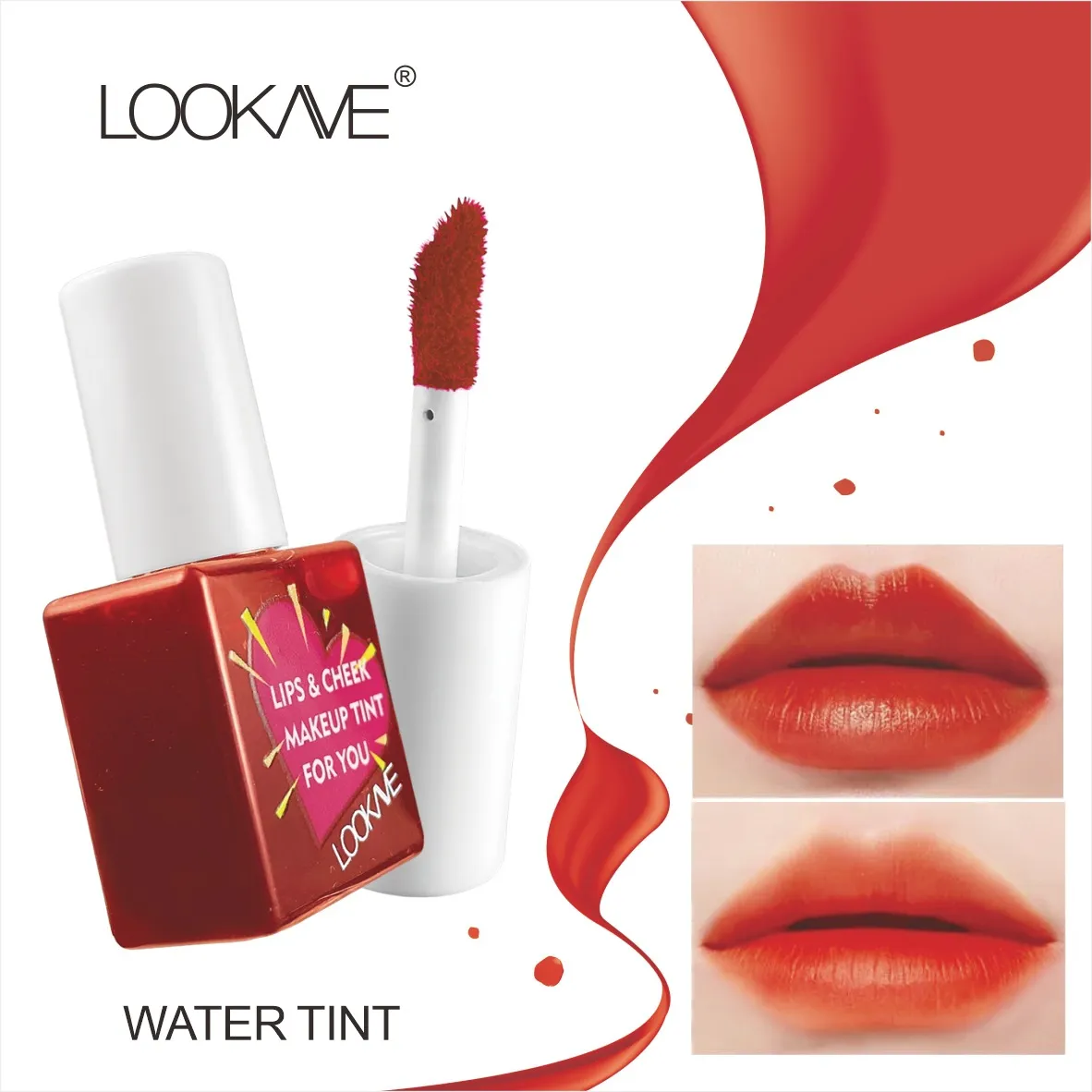 Lookave Moisturizing Matte Dual-Use Lipstick Lacquer Long-Lasting Non-Stick Cup 8G