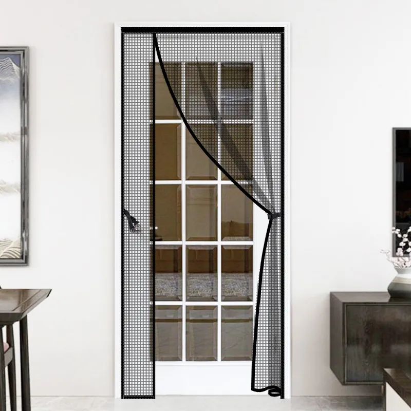 Side-Opening Magnetic Strip Anti-Mosquito Door Curtain Modern Simplicity Screen