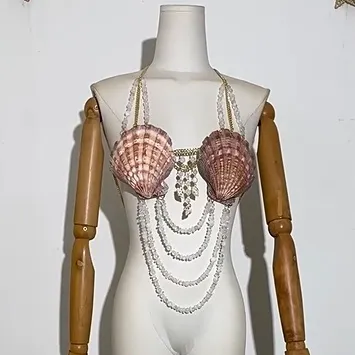 Women Fashion Sexy Shell Beads Body Chain