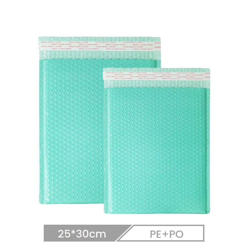 Custom PE Waterproof Moisture-Proof Bubble Poly Mailers Clothing Storage Packaging Bag