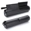 Black Barbell Shoulder Black Upgraded Leather Cover