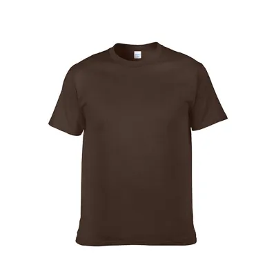 Women's Casual Cotton Short Sleeve T-Shirt Solid Color Crewneck Pullover