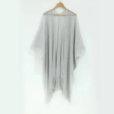 Women Sexy Stripe Tassel Cover-Up