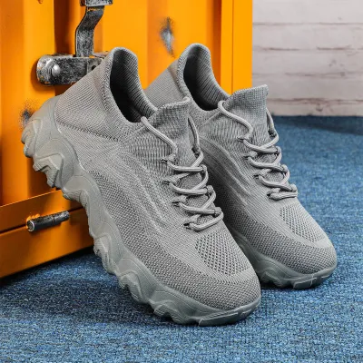 Plus Size Women's Casual Breathable Slip On Sneakers Round Toe Low Top