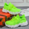 Neon Green White Background
