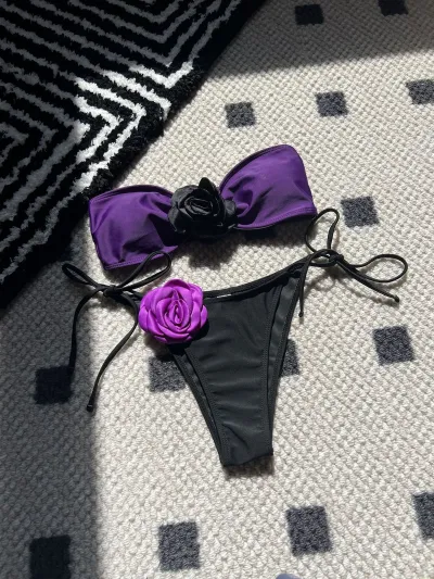 Women Sexy Stereo Floral Bikini
