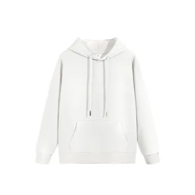 Women's Casual Cotton Loose Fit Long-Sleeve Solid Color Hoodie