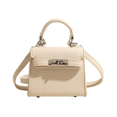 Urban Simplicity PU Mini Solid Color Crossbody Bag