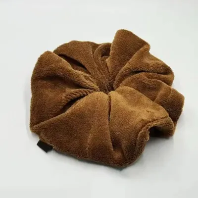 Oversized Plush Towel Hair Ring Large Scrunchie Women High Elasticity