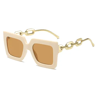 Fashion UV Protection Box Sunglasses PC Square Frame