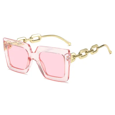 Fashion UV Protection Box Sunglasses PC Square Frame
