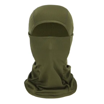 Camouflage Summer Riding Ice Silk Windproof Scarf Hat for Men Women