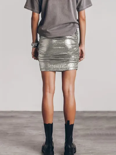 Summer Fashion Slim Stretch Pleated Skirt