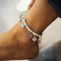 Women Minimalist Twelve Zodiac Stainless Steel Anklet