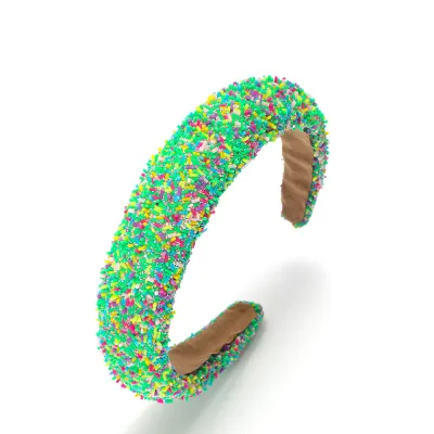 Women Fashion Multicolour Wide-Brimmed Hairband Sweet Style