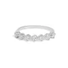 Platinum 3Mm White Stone-R121