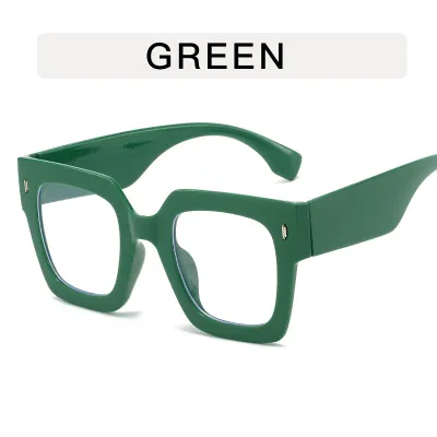 Casual Minimalist Square Frame Box Sunglasses
