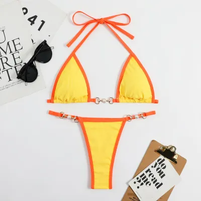 Women Sexy Contrast Bikini