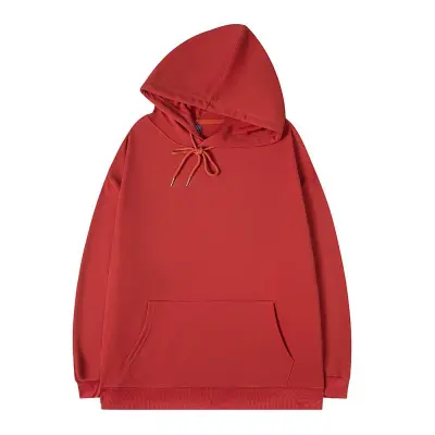 Women's Loose Fit Pullover Hoodie Solid Color
