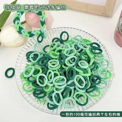 Children Fashion Multicolor Elastic Geometry Hair Ring Rubber Band