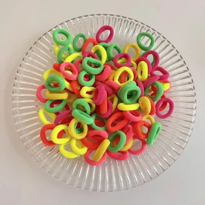 Children Fashion Multicolor Elastic Geometry Hair Ring Rubber Band