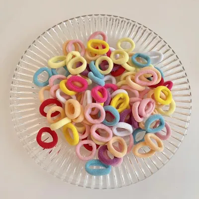Children Fashion Multicolor Elastic Geometry Hair Ring Rubber Band