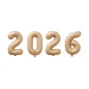 32 Inch 2026 Without Paper Card Caramel