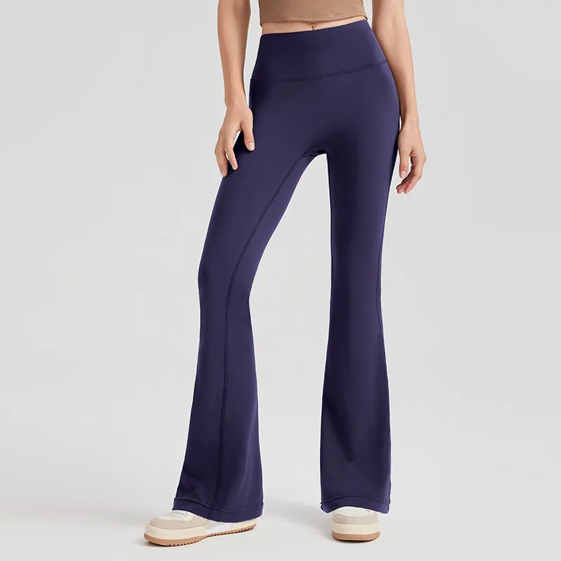Women Yoga High Waist Sports Leggings Solid Color
