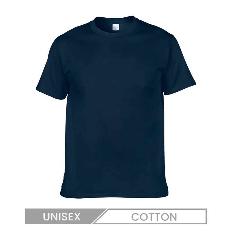 Unisex Casual Versatile Solid Color Cotton T-Shirt