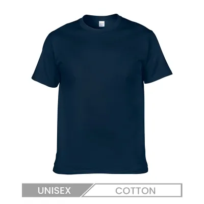 Unisex Casual Versatile Solid Color Cotton T-Shirt