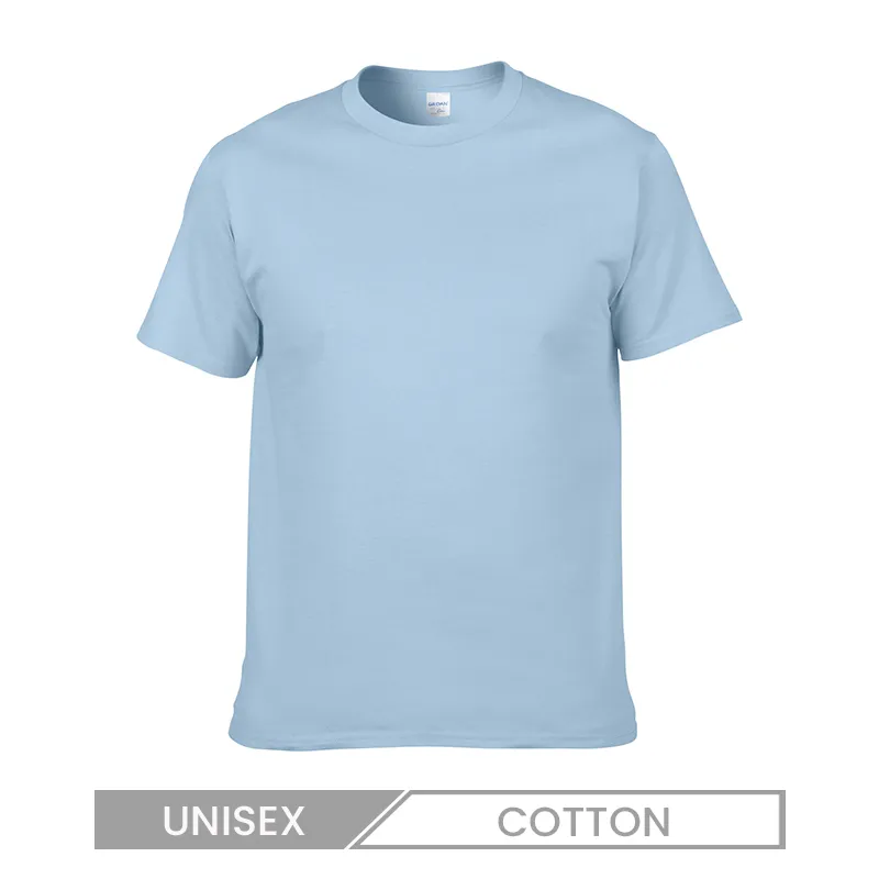Unisex Casual Versatile Solid Color Cotton T-Shirt