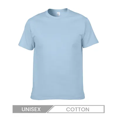 Unisex Casual Versatile Solid Color Cotton T-Shirt