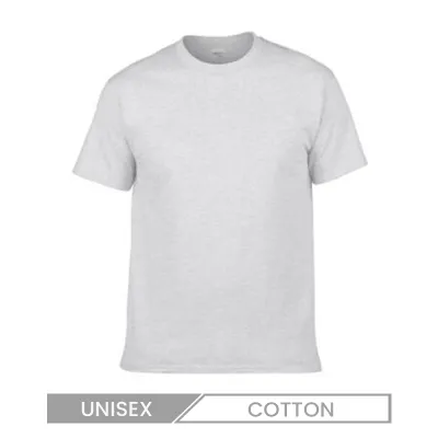 Unisex Casual Seamless Cotton T-Shirt
