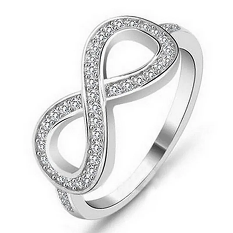 Creative Irregular Couple Rhinestone Ring