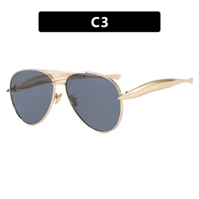 Toad Shaped Metal Sunglasses for Women