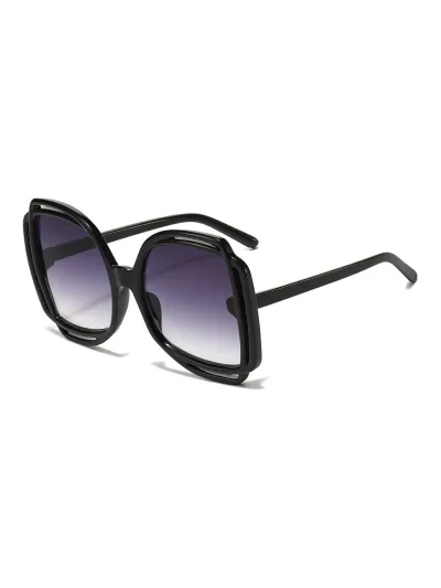Fashion Personalized Hollow Square PC Lens Sunglasses