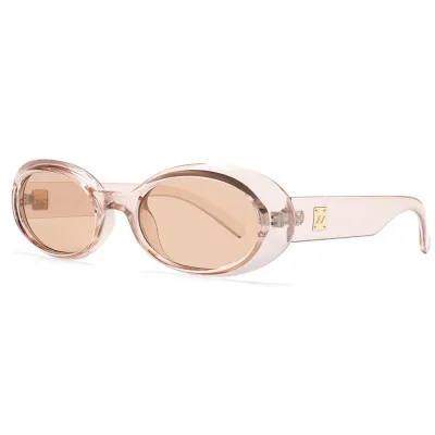 Classic Small Oval Frame Sunglasses