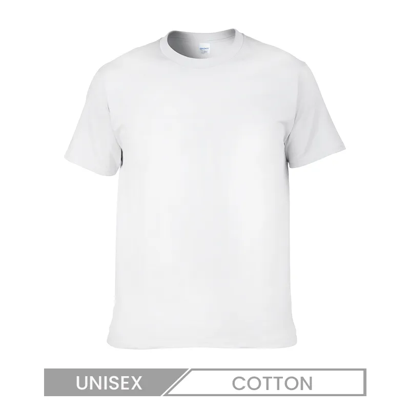 Unisex Casual Versatile Solid Color Cotton T-Shirt