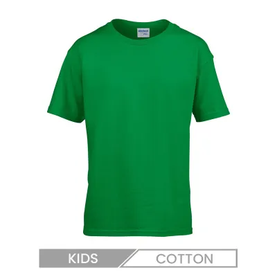 Children Casual Solid Color Short Sleeve T-Shirt Custom Logo