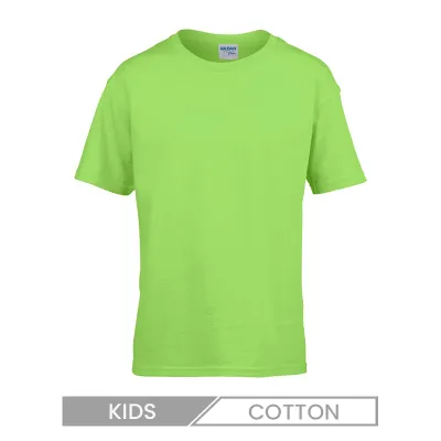 Children Casual Solid Color Short Sleeve T-Shirt Custom Logo
