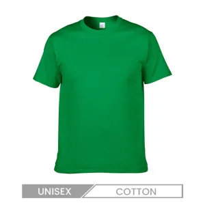 Unisex Casual Versatile Solid Color Cotton T-Shirt