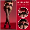 Y016 Matte Socks★Black Lace