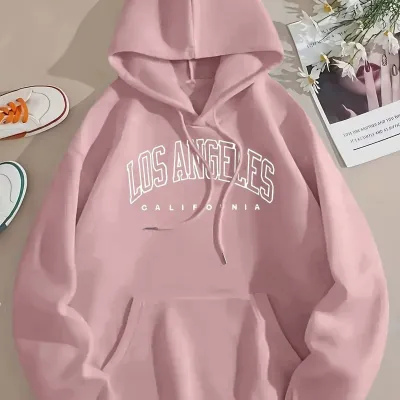 Women Casual Geometric Print Pullover Hoodie