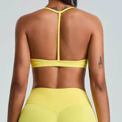 Women Seamless Backless Quick-Drying Sports Yoga Bra