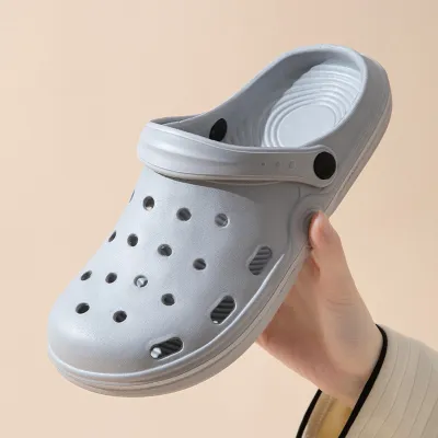 Men Casual Solid Open Toe EVA Shoes
