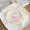 Beige Short T Embroidery Bear