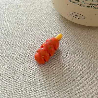 Fashion Cute Simulation Barbecue String Hairpin Side Clip Hair Clip