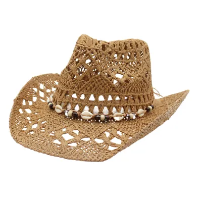 Spring And Summer Soft Grass Straw Woven Bell Shape Accessories Hat